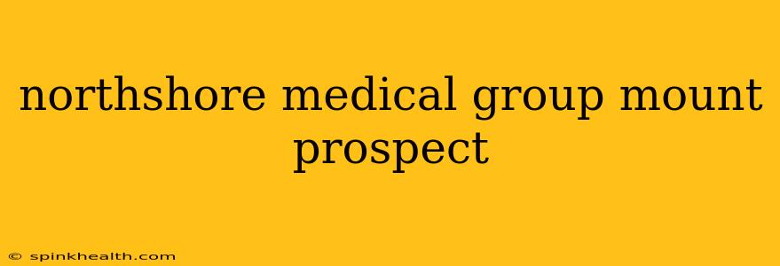 northshore medical group mount prospect