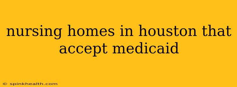 nursing homes in houston that accept medicaid
