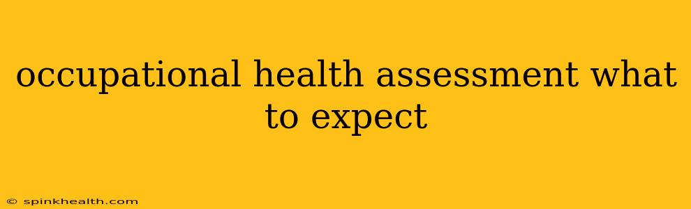 occupational health assessment what to expect