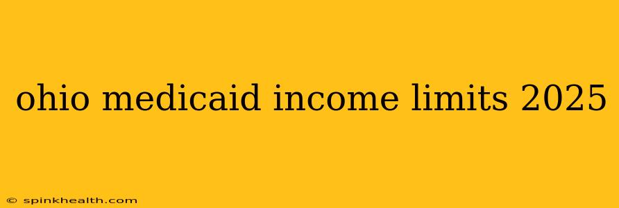 ohio medicaid income limits 2025