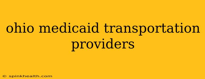 ohio medicaid transportation providers