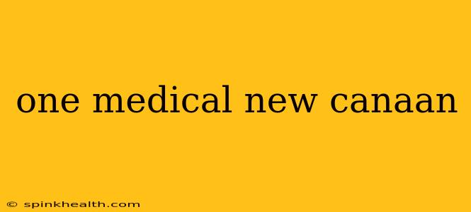 one medical new canaan