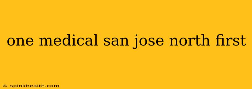 one medical san jose north first