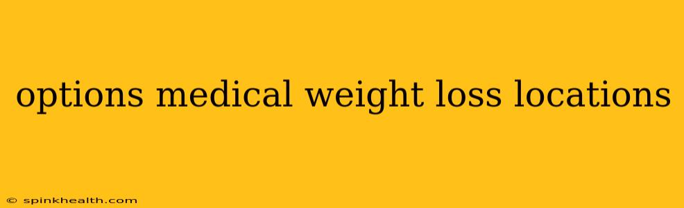 options medical weight loss locations