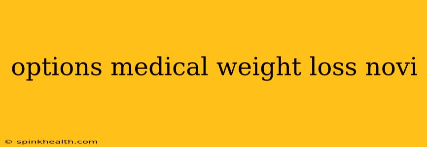 options medical weight loss novi