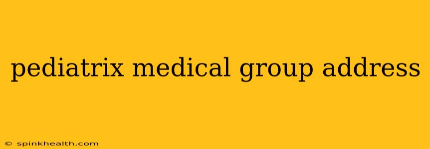 pediatrix medical group address