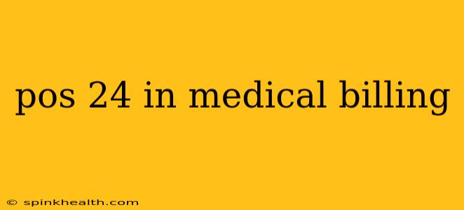 pos 24 in medical billing
