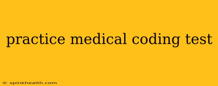practice medical coding test