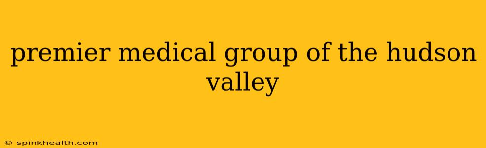 premier medical group of the hudson valley