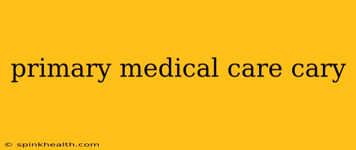 primary medical care cary