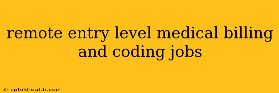 remote entry level medical billing and coding jobs