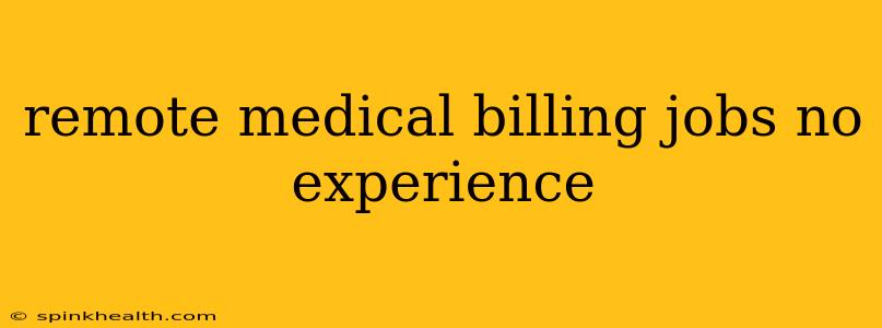 remote medical billing jobs no experience