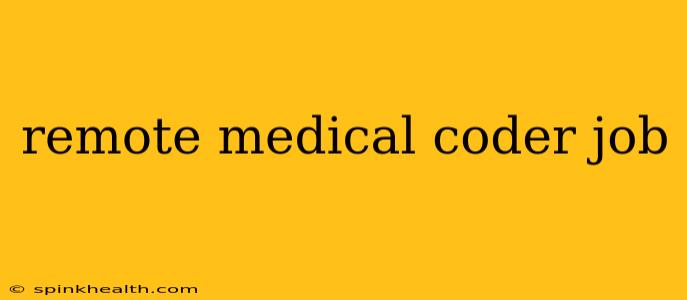 remote medical coder job