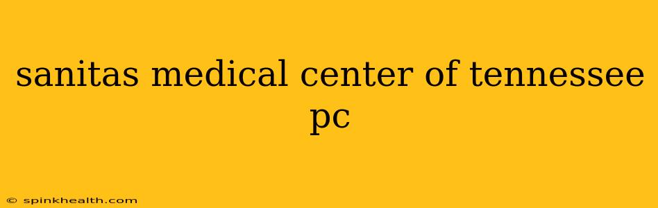 sanitas medical center of tennessee pc