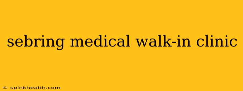 sebring medical walk-in clinic