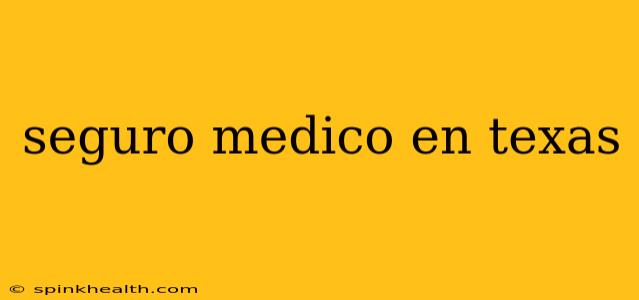 seguro medico en texas
