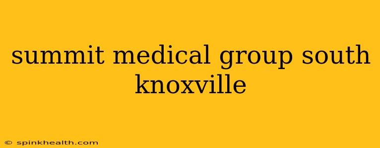 summit medical group south knoxville