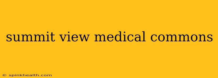 summit view medical commons