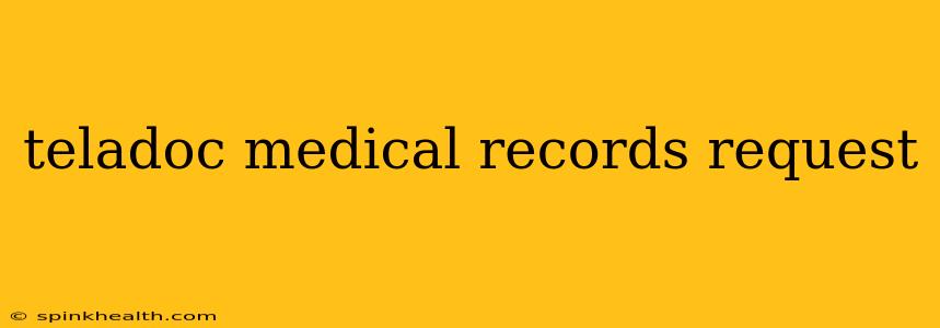teladoc medical records request