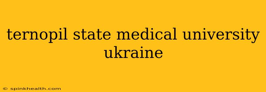 ternopil state medical university ukraine