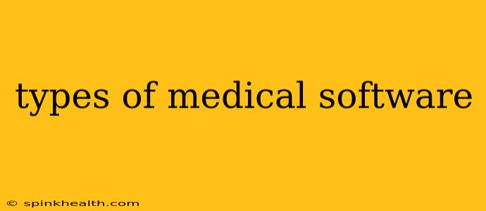 types of medical software