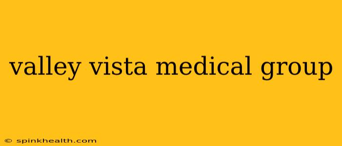 valley vista medical group