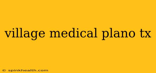 village medical plano tx