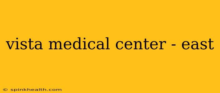 vista medical center - east
