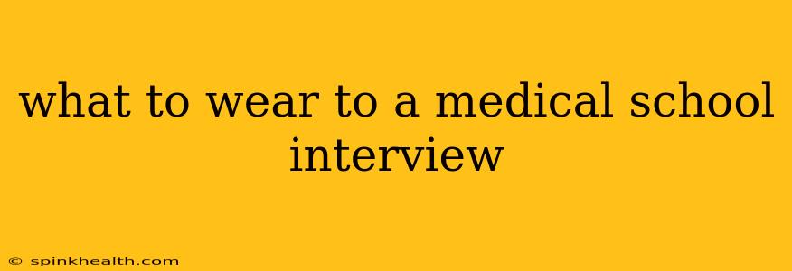 what to wear to a medical school interview