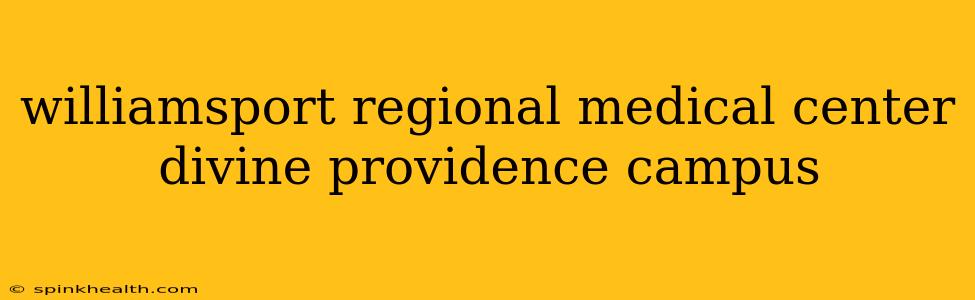 williamsport regional medical center divine providence campus