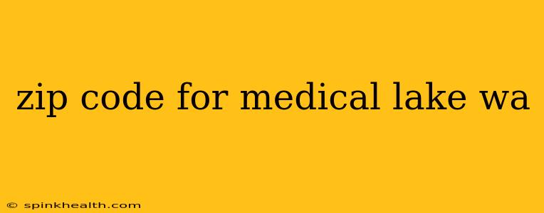 zip code for medical lake wa